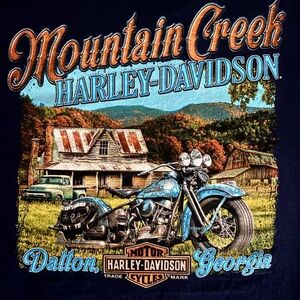😎 Mens HD Pocket Tee Mountain Creek Harley-Davidson 😎